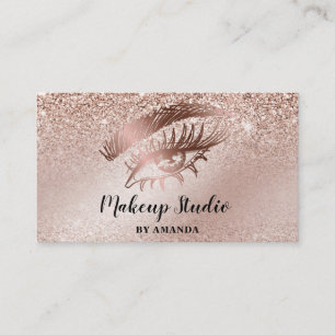 Carte De Visite Maquillage Artiste Yeux Brown Lashes