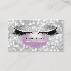 Carte De Visite Maquillage de charme de parties scintillantes