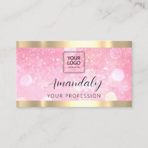 Carte De Visite Maquillage Esthétique Lash Nails QR Code Logo Part