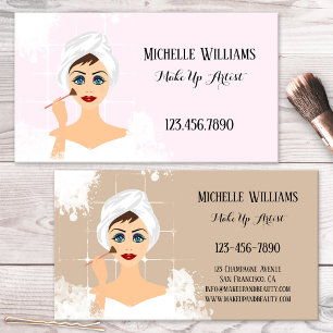 Carte de visite maquillage et beauté