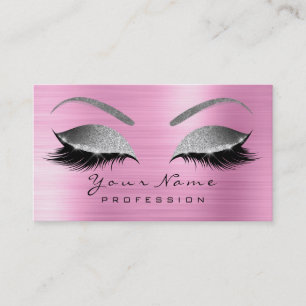 Carte De Visite Maquillage Eyebrow Eyes Lashes Parties scintillant