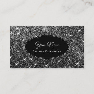 Carte De Visite Maquillage Eyelash Lumineuse Parties scintillant d