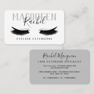 Carte De Visite Maquillage Eyelash Parties scintillant Eyeshadow