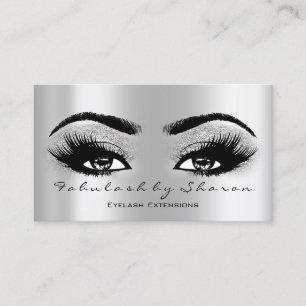 Carte De Visite Maquillage Parties scintillant à cils froncés VIP 