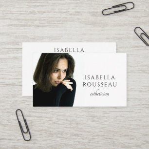 Carte De Visite Maquillage photo moderne Artiste Skincare