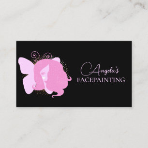 Carte De Visite Maquillage pour femme papillon