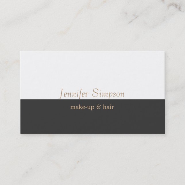 Carte De Visite Maquillage pour stylo cheveux Artiste Professionne (Devant)