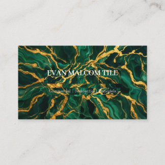 Carte De Visite Marble Tile Business Card