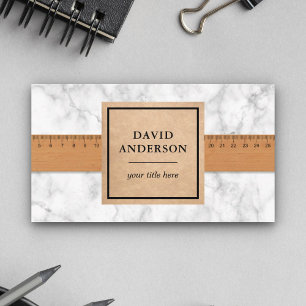 Carte De Visite Marbre blanc Salle de Bain Plancher Carreaux Insta