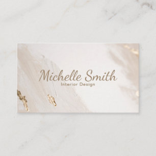 Carte De Visite Marbre Or Moderne De Luxe