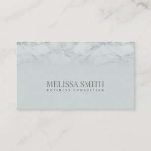 Carte De Visite Marbre vert à la sauce épaisse et scandinave