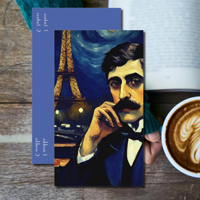 Carte De Visite Marcel Proust à Paris - Art imaginaire (Créateur téléchargé)