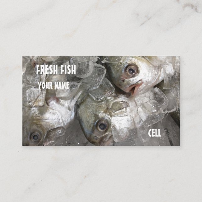Carte De Visite Marché aux poissons (Devant)