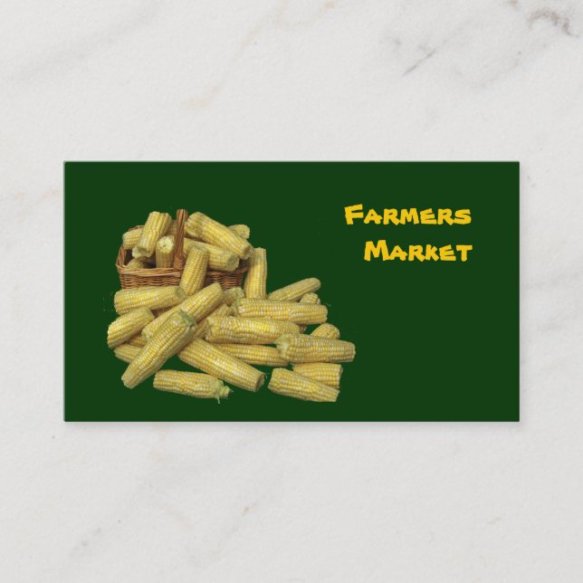 Carte De Visite Marché d'agriculteurs (Devant)