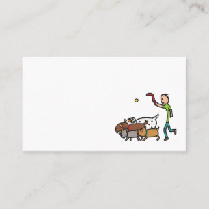 Carte De Visite Marche de chien