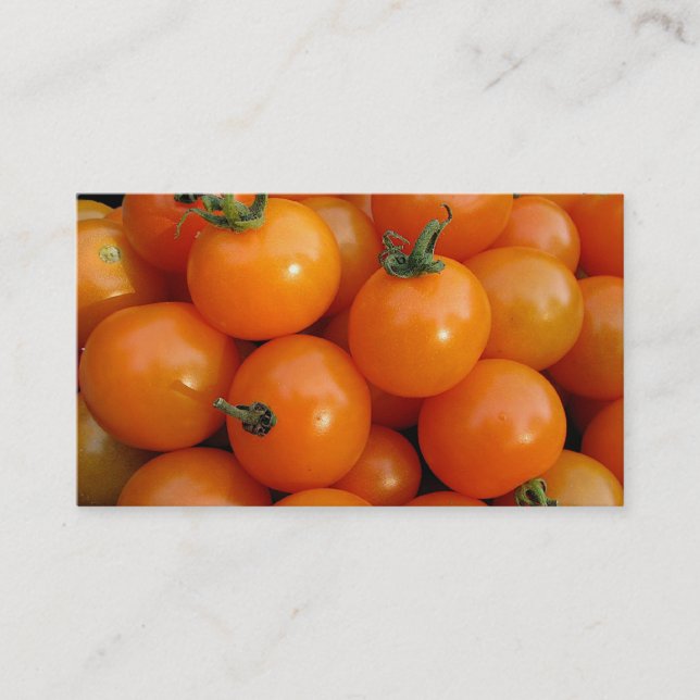 Carte De Visite Marché de tomate (Devant)