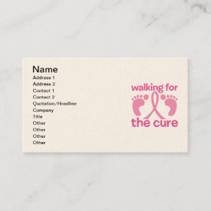 Carte De Visite Marche pour le traitement