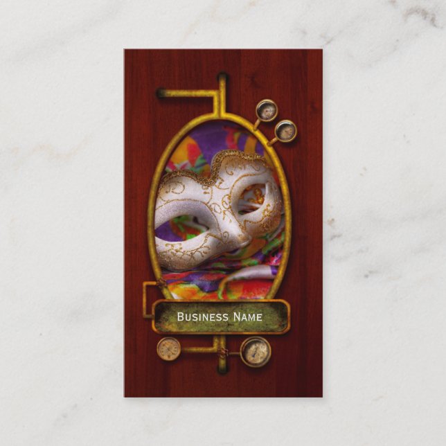 Carte De Visite Mardi Gras - Fête de Mardi Gras (Devant)
