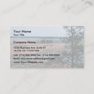 Carte De Visite Marécages de baie de chesapeake