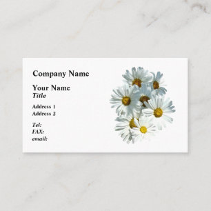 Carte De Visite Marguerites à Sunshine II