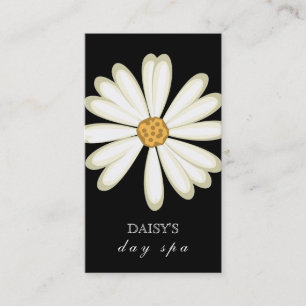 Carte de visite marguerrier noir blanc