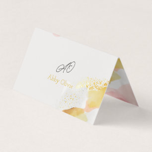 Carte De Visite Mariage abstrait