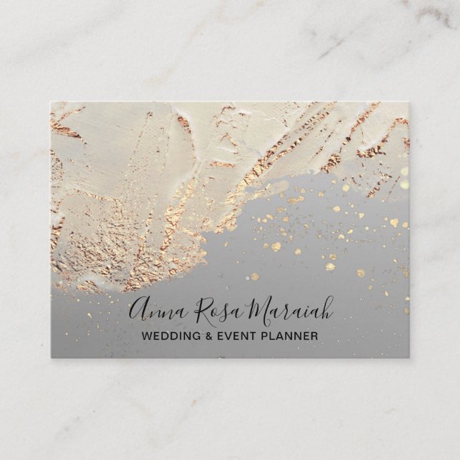 Carte De Visite *~* Mariage de beauté de la Parties scintillant Go (Devant)