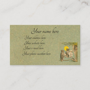 Carte De Visite Mariage de la Chouette de Victoria