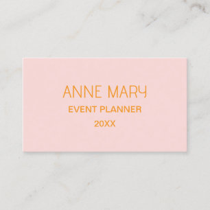 Carte De Visite Mariage Moderne Tendance Couleur Personnalisée Ora