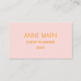 Carte De Visite Mariage Moderne Tendance Couleur Personnalisée Ora
