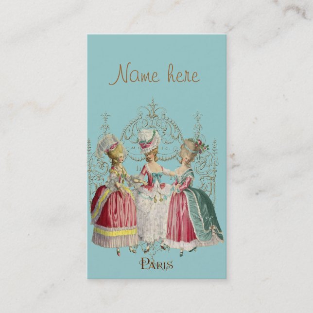 Carte De Visite Marie Antoinette (Devant)