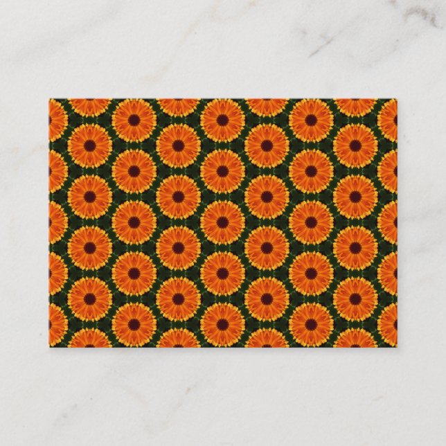 Carte De Visite Marigolds géométrique 010614(01) (Devant)