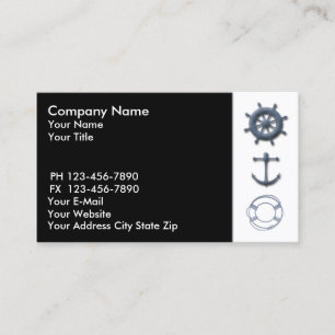 Carte de visite marin