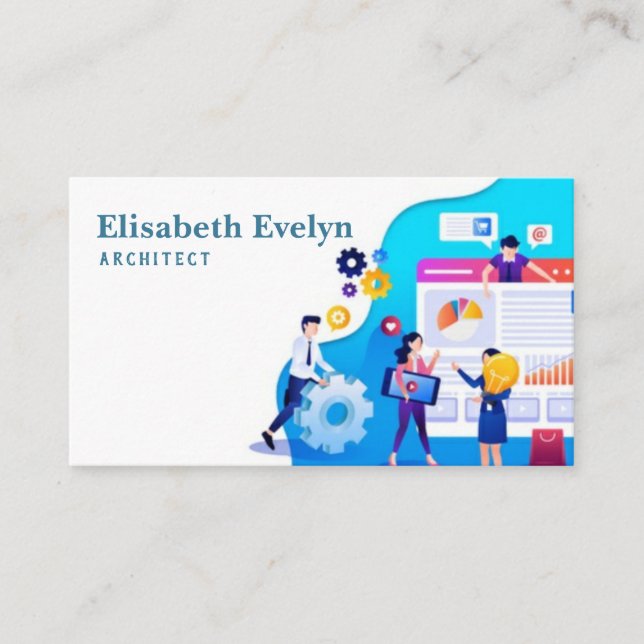 Carte De Visite Marketing numérique (Devant)
