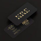 Marketing professionnel Elegant Noir moderne