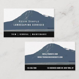 Carte De Visite Marque du service d'aménagement paysager de montag