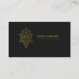 Carte De Visite Marque professionnelle moderne et minimaliste géom