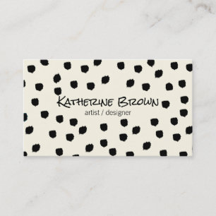 Carte De Visite Marques texturées / Expressive