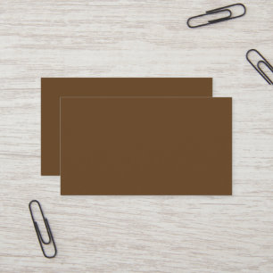 Carte de visite marron foncé