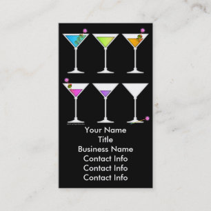 Carte de visite - Martinis Going, Going, GONE
