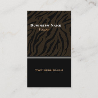 Carte De Visite Masculine noir Tiger