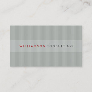 CARTE DE VISITE MASCULINE :: simple pinstripe 3D 1
