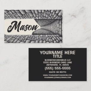 Carte De Visite Mason Masonry Arrière - plan