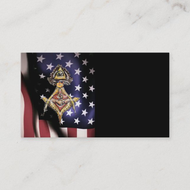 Carte De Visite Masonic EyeSs (Devant)