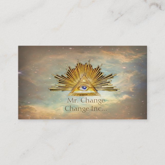 Carte De Visite Masonic Life (Cosmos) (Devant)