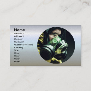 Carte De Visite Masque de protection contre le virus Corona