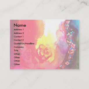 CARTE DE VISITE MASQUE EN ROUGE