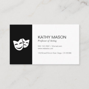 Carte De Visite Masques d'action