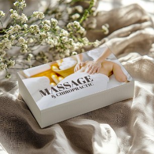 Carte De Visite Massage Chiropractic Body & Soul Therapy Salon