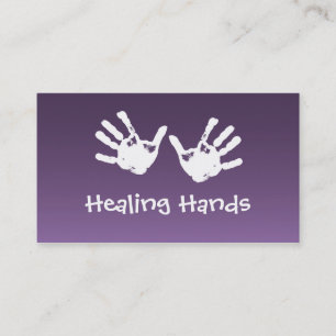 Carte De Visite Massage curatif de mains - Reiki